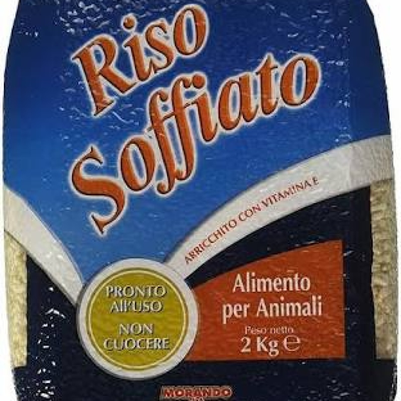 RISO SOFFIATO VITAMINIZZATO PER CANI - Confezione sottovuoto da 2 kg. :  : Prodotti per animali domestici